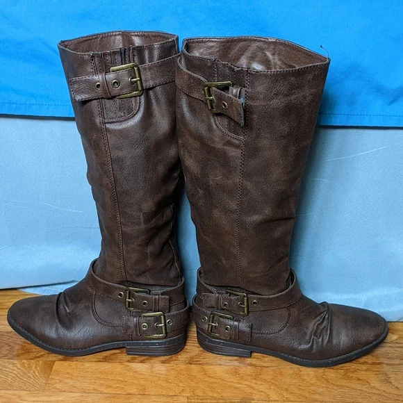 Rampage size 6 brown tall boots - Picture 2 of 6